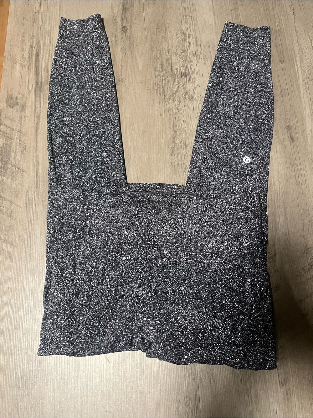 lululemon athletica Kids Black Speckled Leggings size 6
